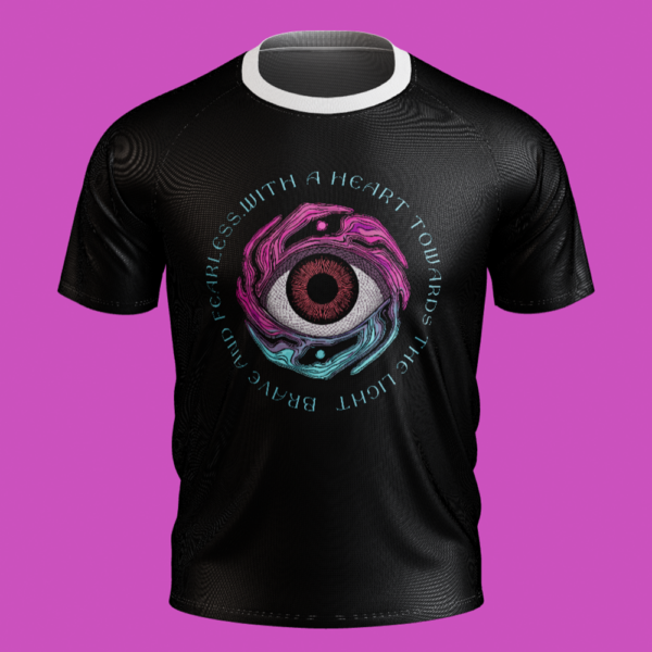 Brave and fearless_Cyberpunk,suitable for Kornit digital printing T-shirt graphics